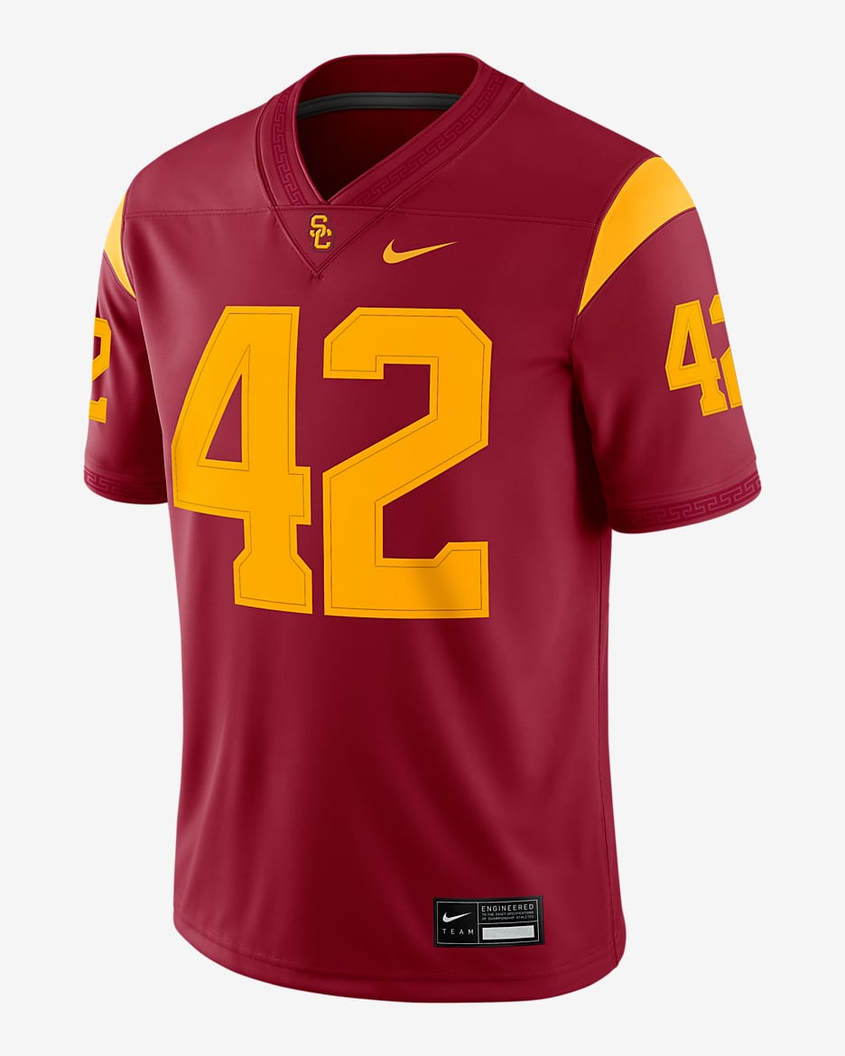 USC Trojans Men's Nike Dri-FIT College Game Jersey - Crimson