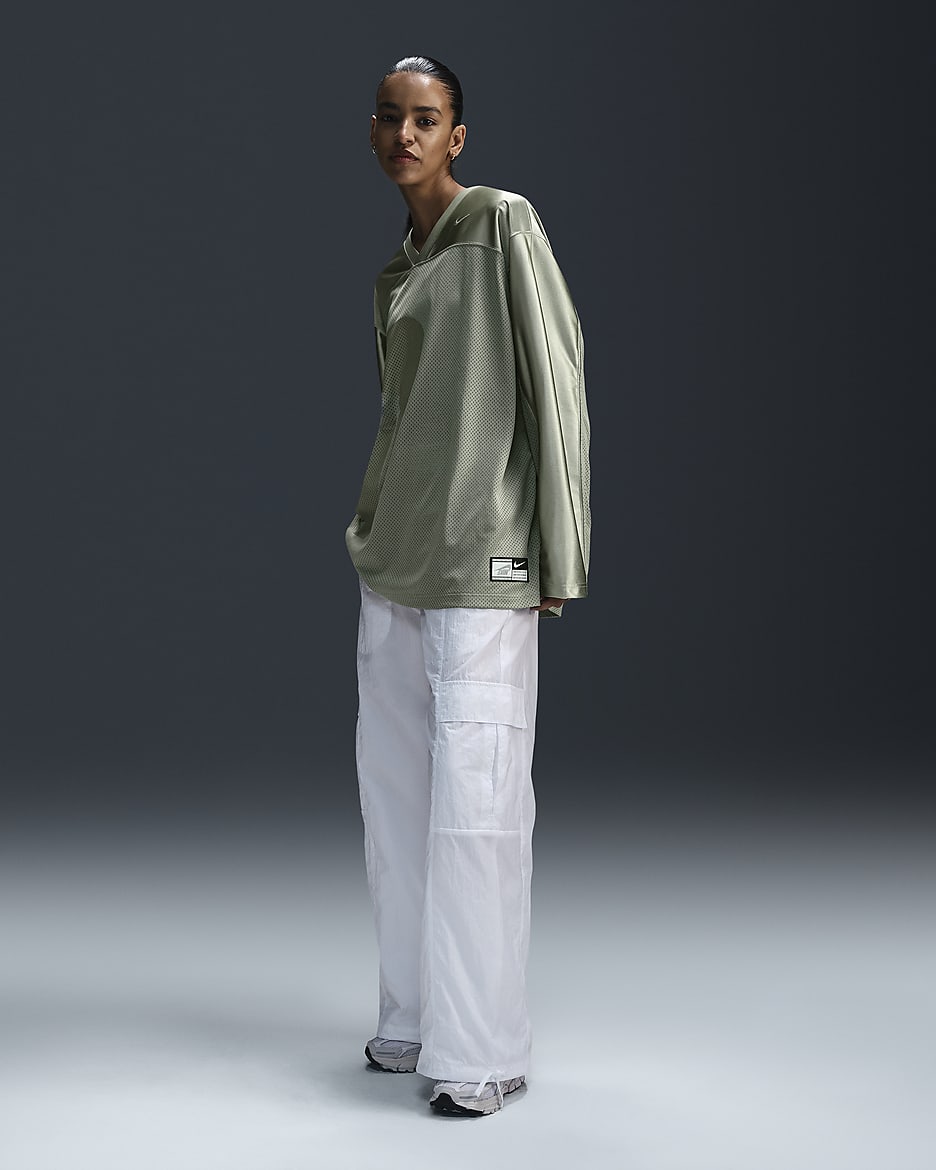 Nike Sportswear Women's Oversized Long-Sleeve Top - Jade Horizon/Jade Horizon