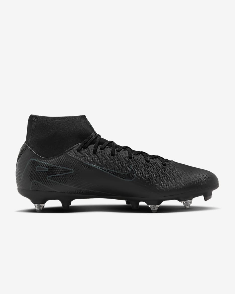 Kotníkové kopačky Nike Mercurial Superfly 10 Academy SG-Pro - Černá/Deep Jungle/Černá