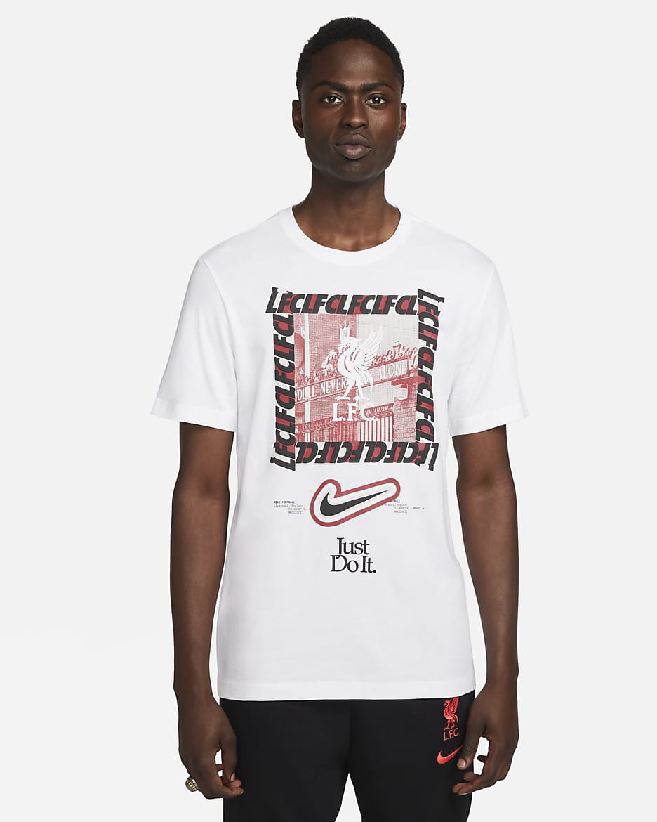 Playera Nike DNA para hombre Liverpool FC - Blanco