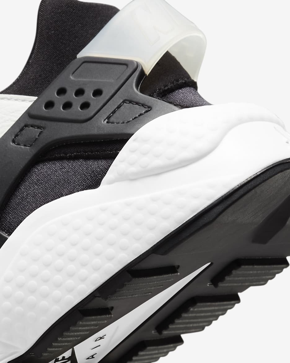 Nike Air Huarache Men's Shoes - Black/Black/White