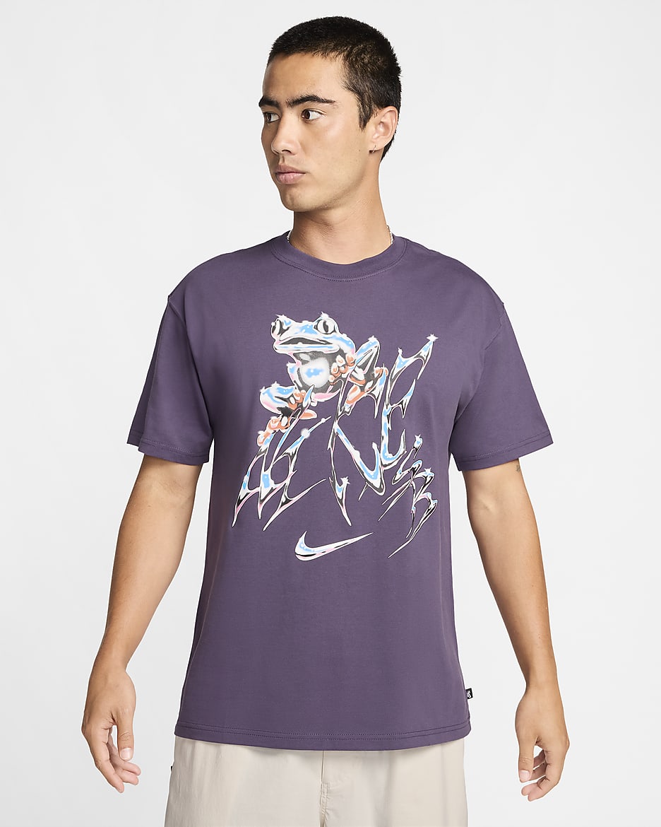 Nike SB M90 Skate T-Shirt - Dark Raisin