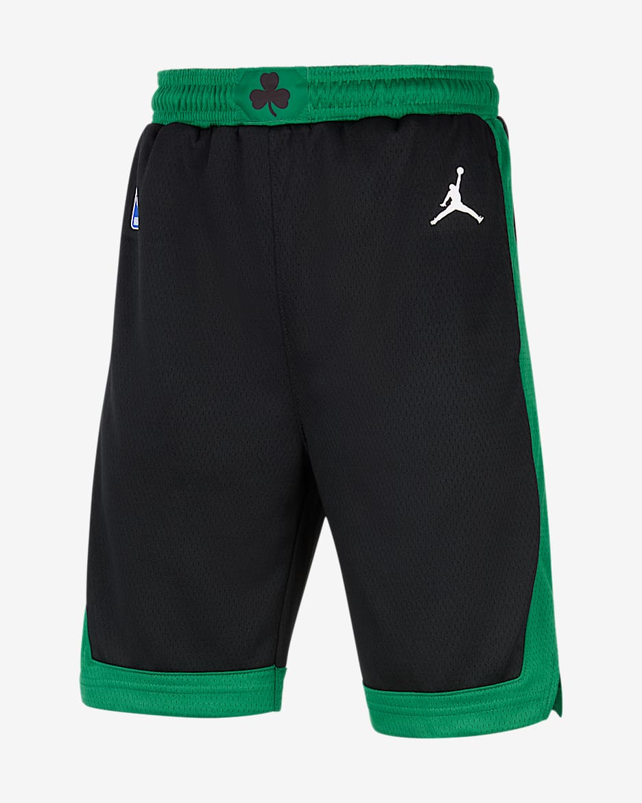 Boston Celtics Statement Edition Older Kids' Jordan Dri-FIT NBA Swingman Shorts - Black