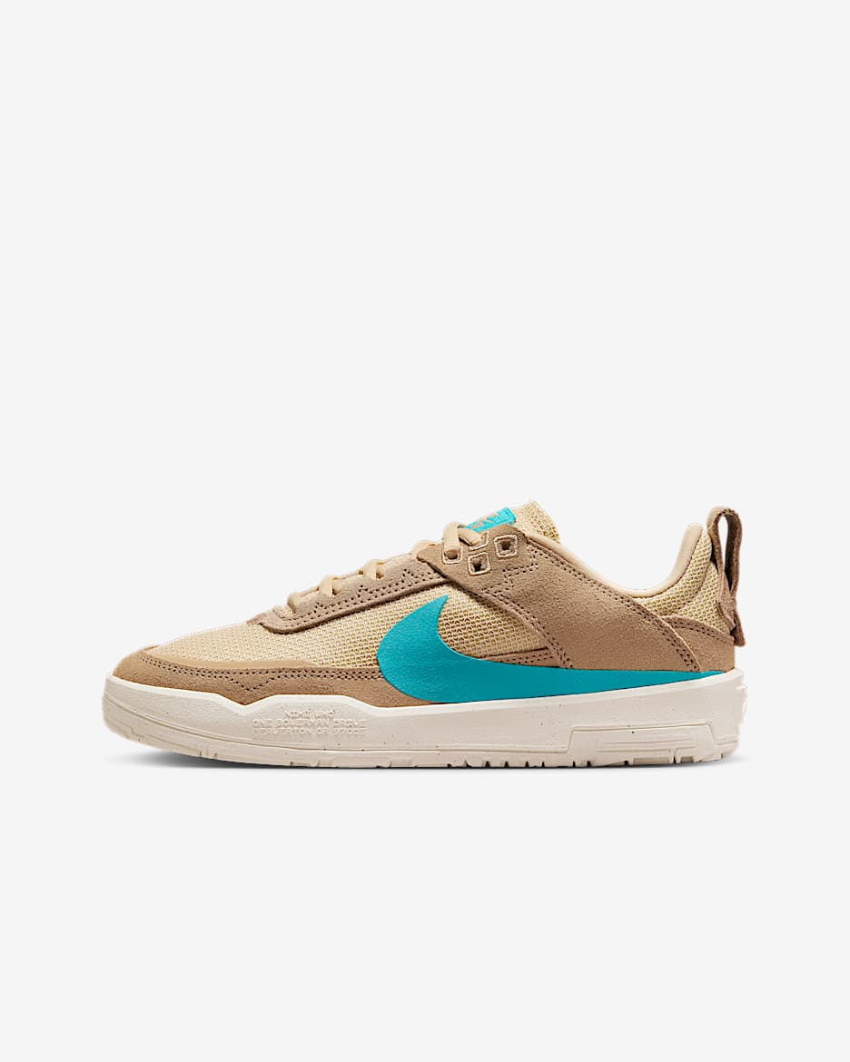 Nike SB Day One Big Kids' Skate Shoes - Hemp/Sesame/Sail/Dusty Cactus