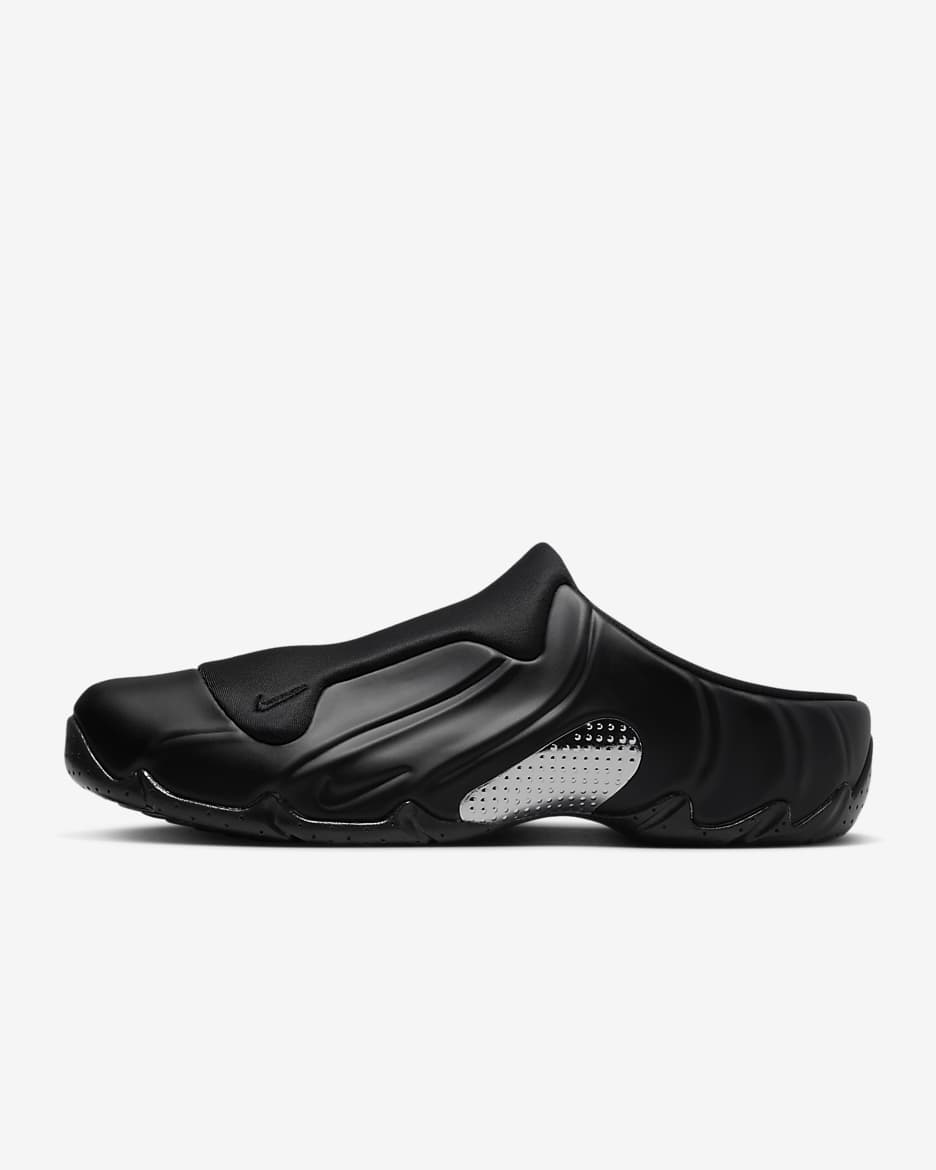 Clogs para hombre Nike Clogposite - Negro/Blanco/Plata metalizado/Negro