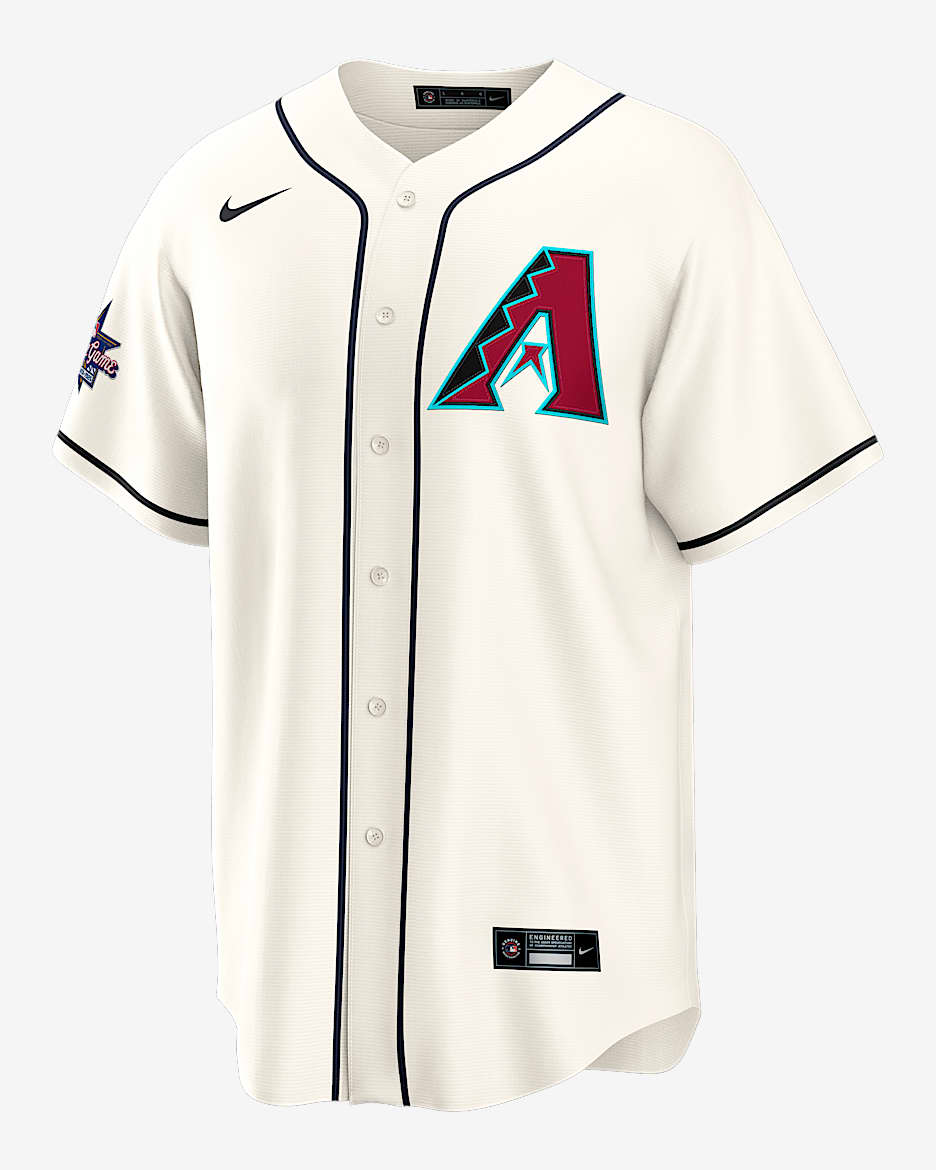Ketel Marte National League 2025 All-Star Game Men's Nike MLB Replica Jersey - Cream