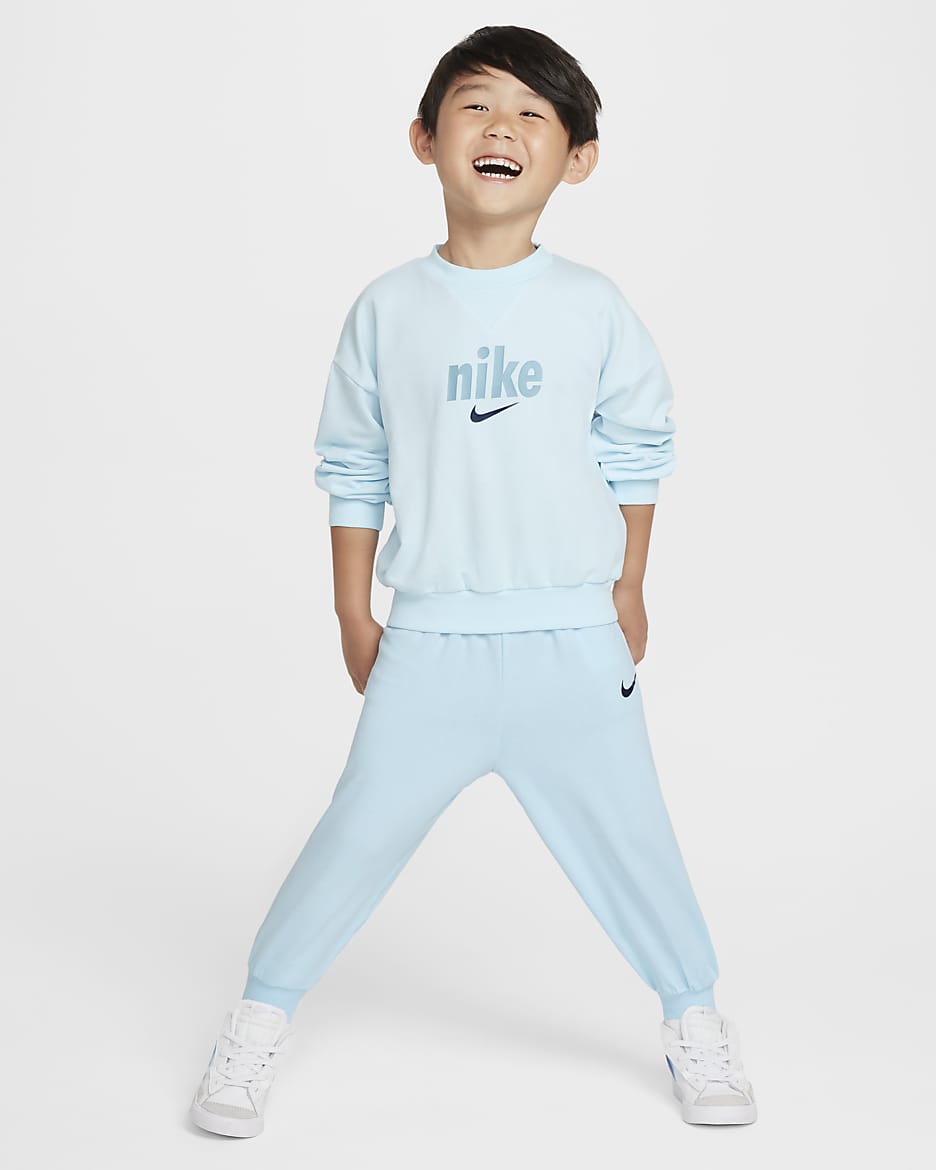 Nike E1D1 Toddler 2-Piece Crew Set - Glacier Blue