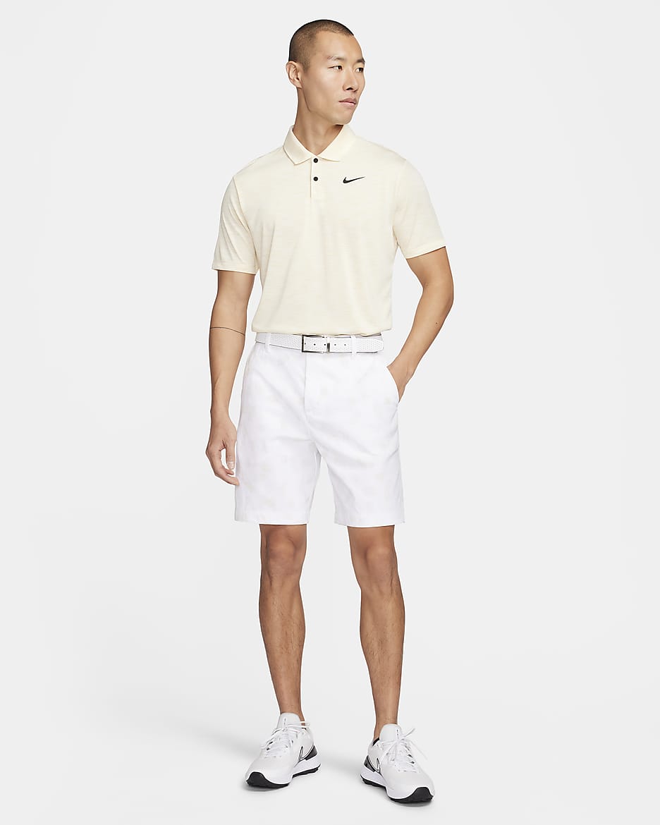 Nike Tour Men's 20cm (approx.) Chino Golf Shorts - White/Black