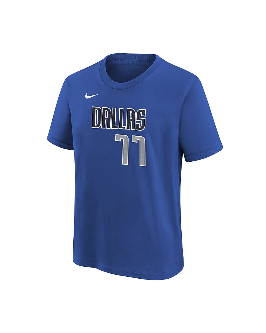 Luka Dončić Mavericks Big Kids' Nike NBA T-Shirt - Game Royal