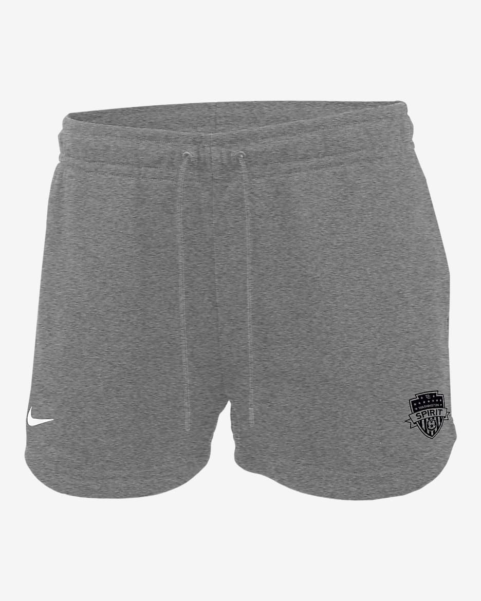 Washington Spirit Essential Women's Nike Soccer Shorts - Dark Grey Heather