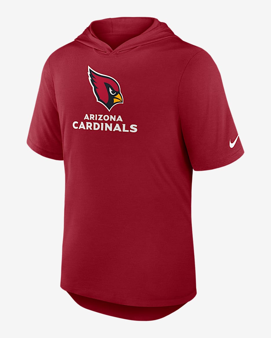 Arizona Cardinals Men's Nike Dri-FIT NFL Hooded T-Shirt - Cardinal Red