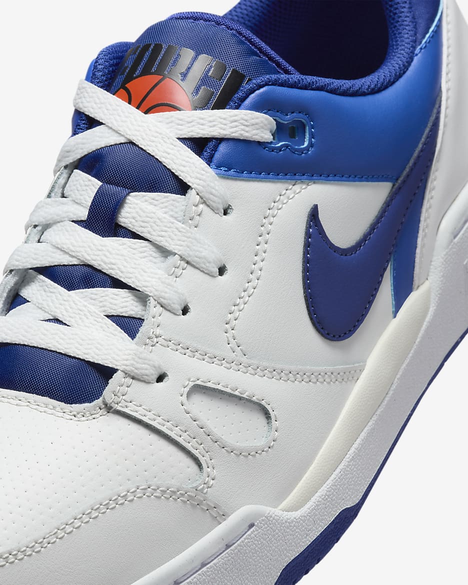 รองเท้าผู้ชาย Nike Full Force Low - Summit White/Racer Blue/Summit White/Deep Royal Blue