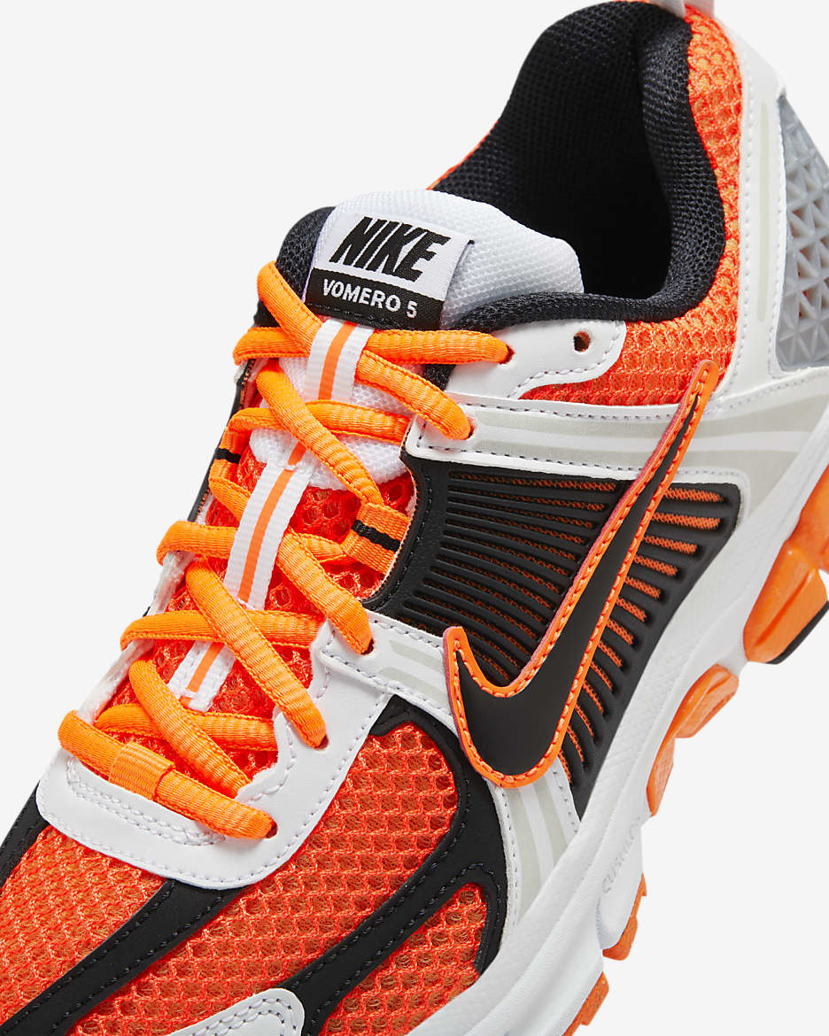 Tenis para niños grandes Nike Vomero 5 - Naranja total/Blanco/Platino metalizado/Negro