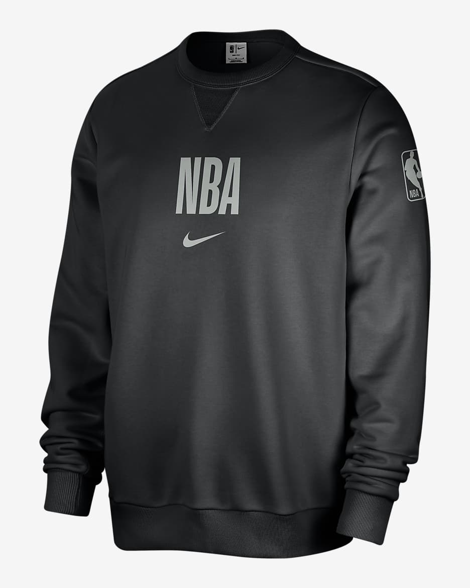 Team 31 Standard Issue Men's Nike Dri-FIT NBA Crew-Neck Sweatshirt - Black/Pale Ivory/Light Pumice