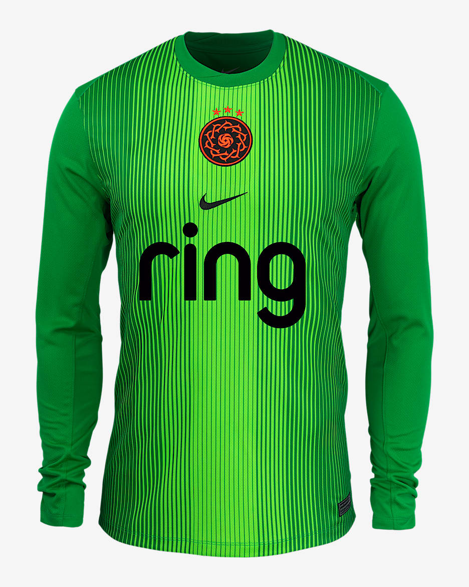Portland Thorns FC 2025 Stadium Goalkeeper Men's Nike NWSL Replica Jersey - Green Strike/Stadium Green