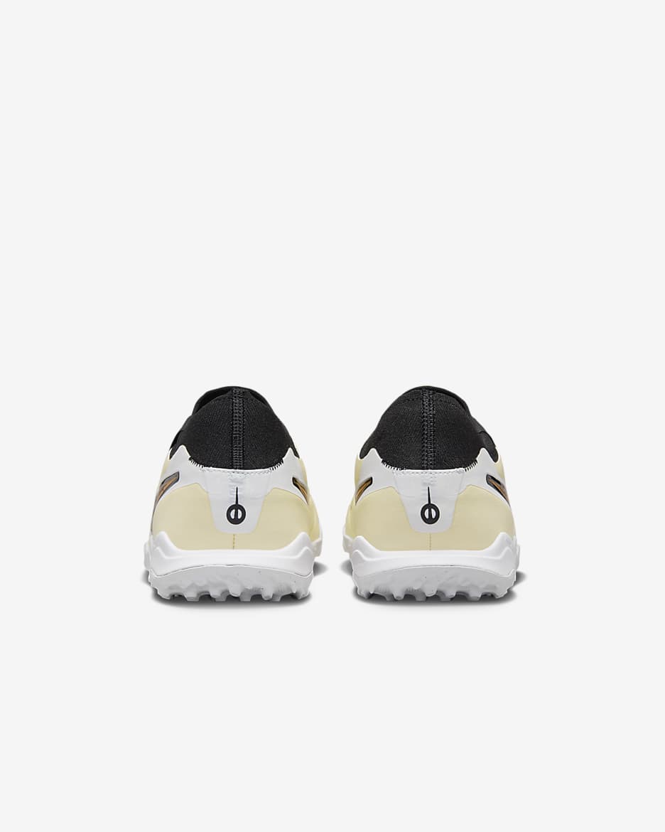 Nike Tiempo Legend 10 Pro Turf Low-Top Football Shoes - Lemonade/Metallic Gold Coin/Black