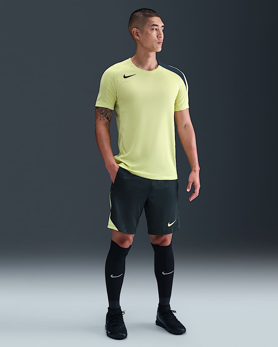 Nike Strike Men's Dri-FIT Football Shorts - Seaweed/Seaweed/Limelight/Limelight