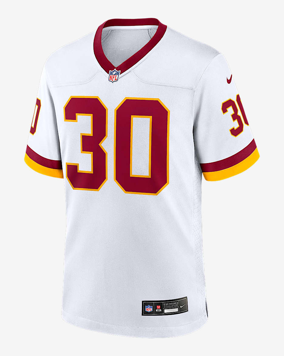 Jersey Nike de la NFL Game para hombre Austin Ekeler Washington Commanders - Blanco