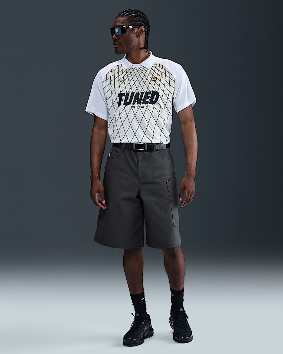 Shorts de lona grandes para hombre Nike Life - Antracita/Antracita