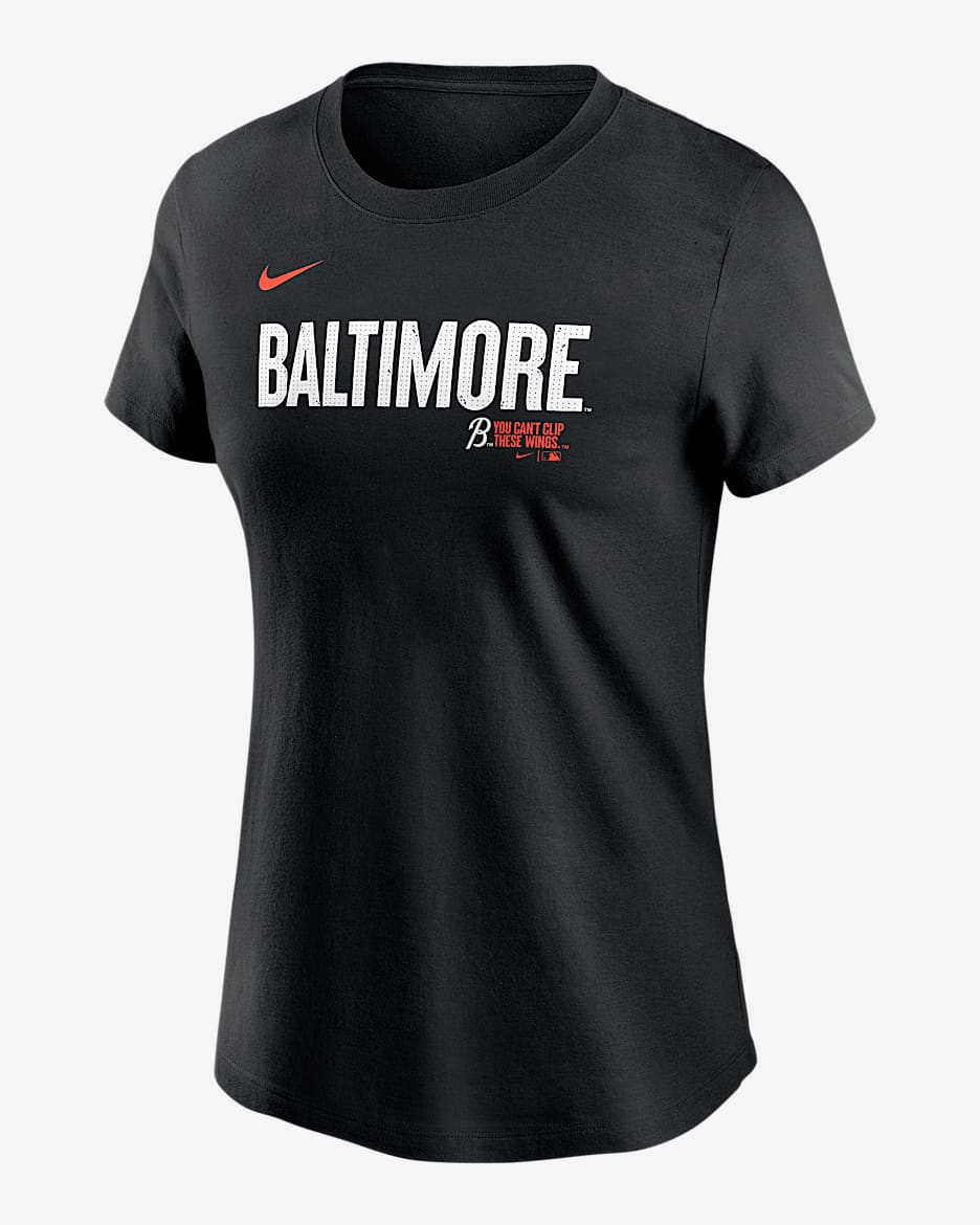 Playera Nike de la MLB para mujer Gunnar Henderson Baltimore Orioles City Connect Fuse - Negro