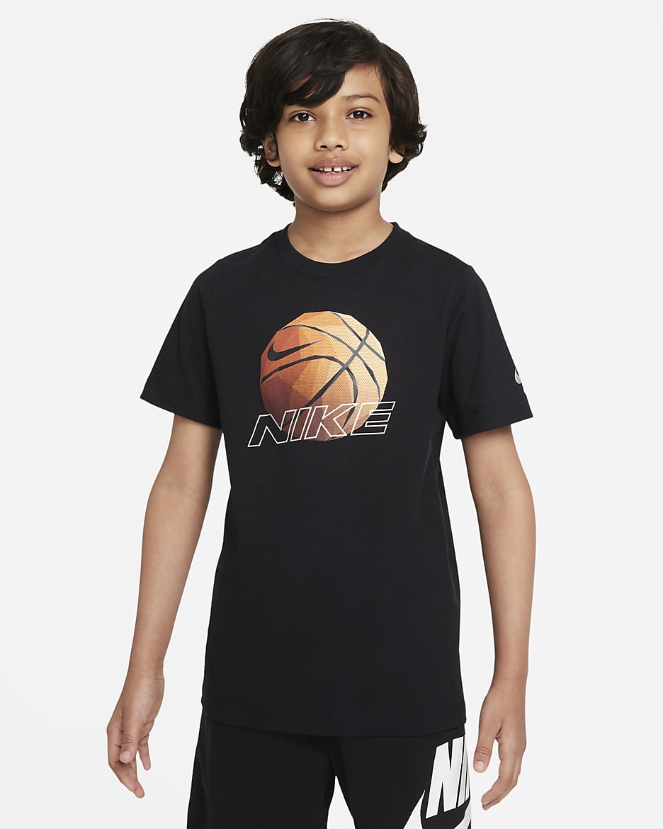 Nike Sportswear Big Kids' (Boys') T-Shirt - Black