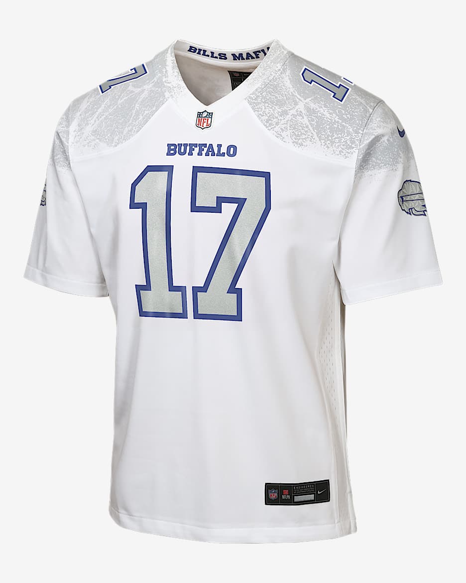 Josh Allen Buffalo Bills Rivalries Collection Big Kids' Nike NFL Game Jersey - White