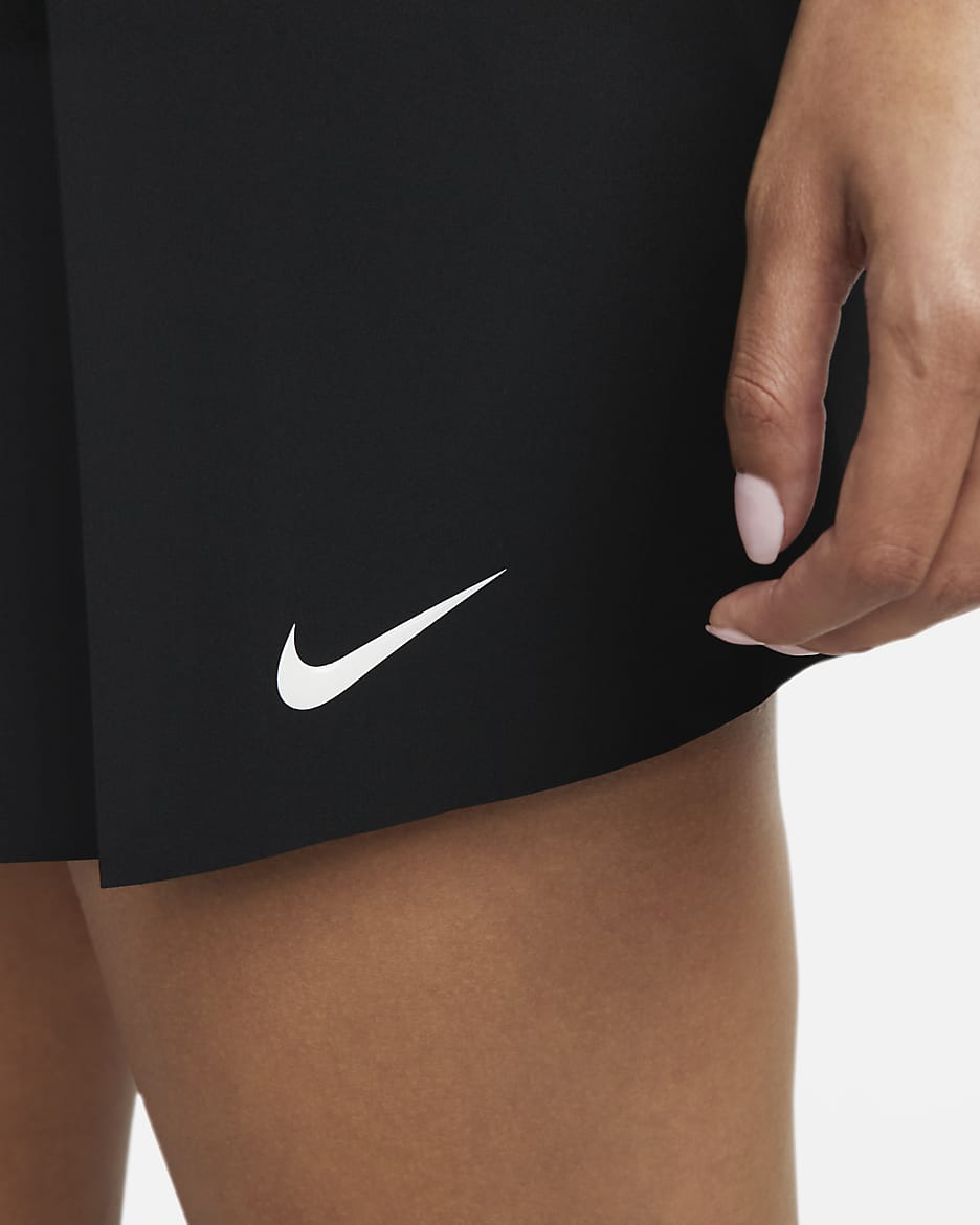 Nike Dri-FIT Advantage Faldilla de tennis - Dona - Negre/Blanc