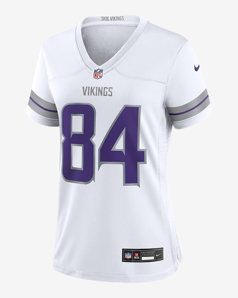 Randy Moss Minnesota Vikings Women's Nike NFL Game Football Jersey - White