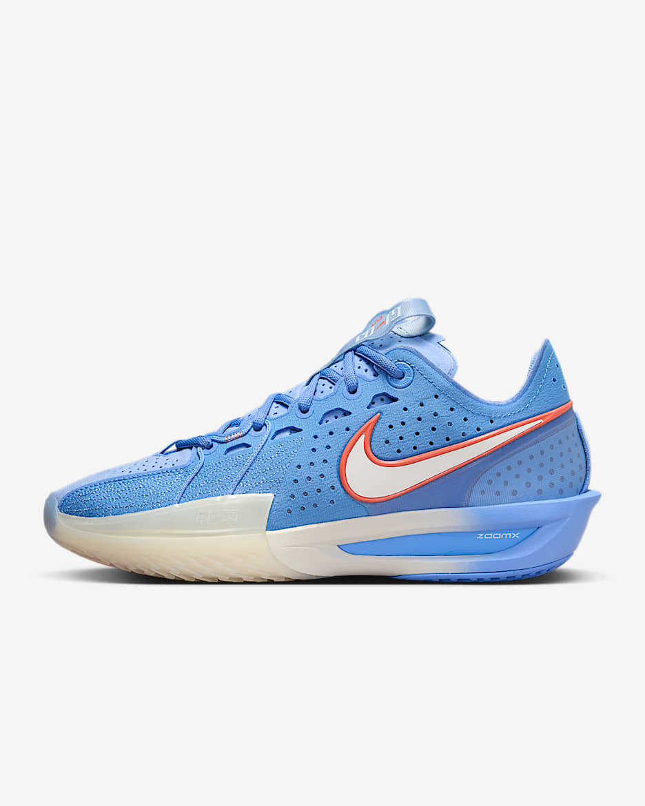 Tenis de básquetbol para mujer Nike G.T. Cut 3 - Royal pulso/Mango salvaje claro/Polvo ciruela/Vela