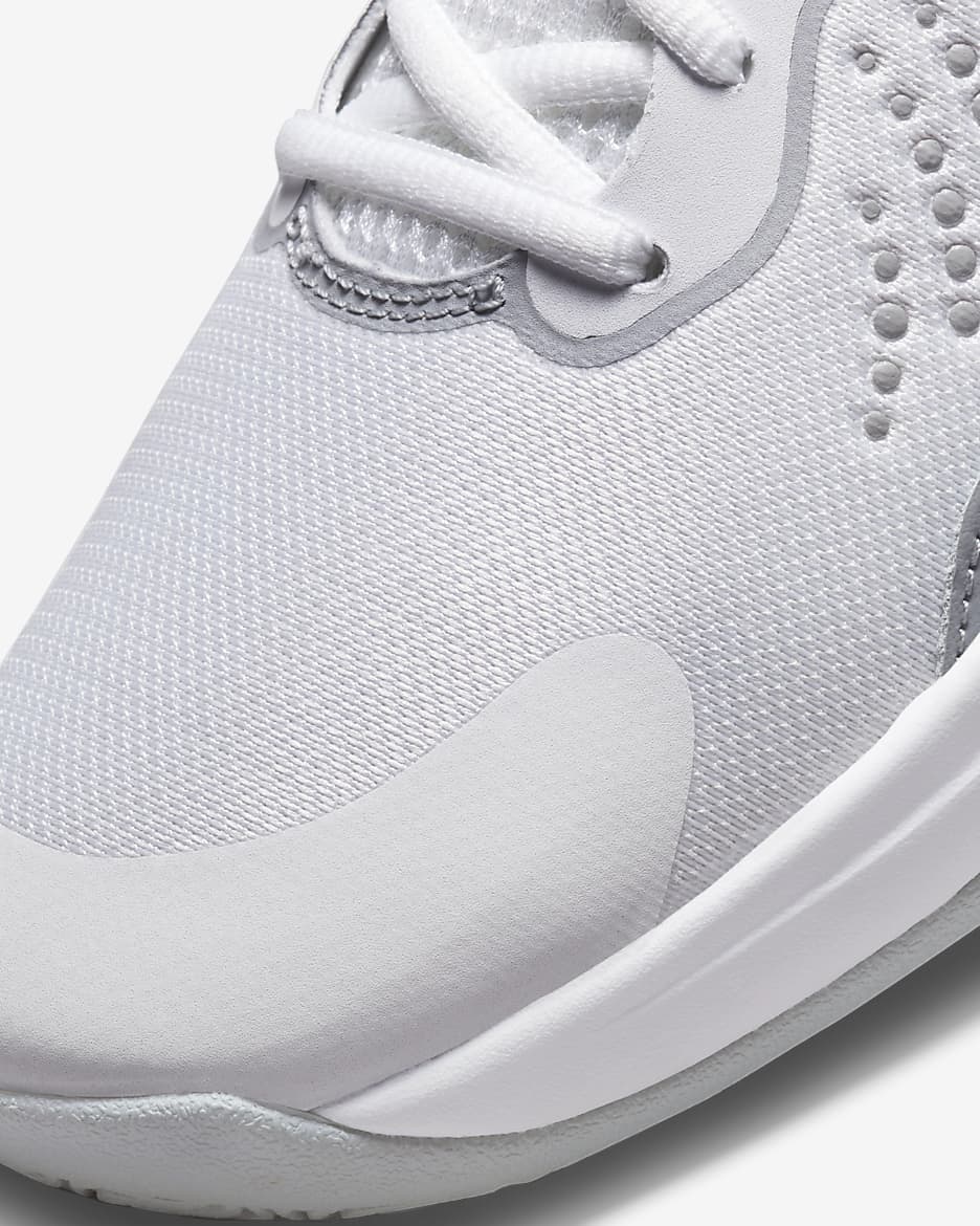 Nike Fly.By Mid 3 Basketball Shoes - White/Wolf Grey