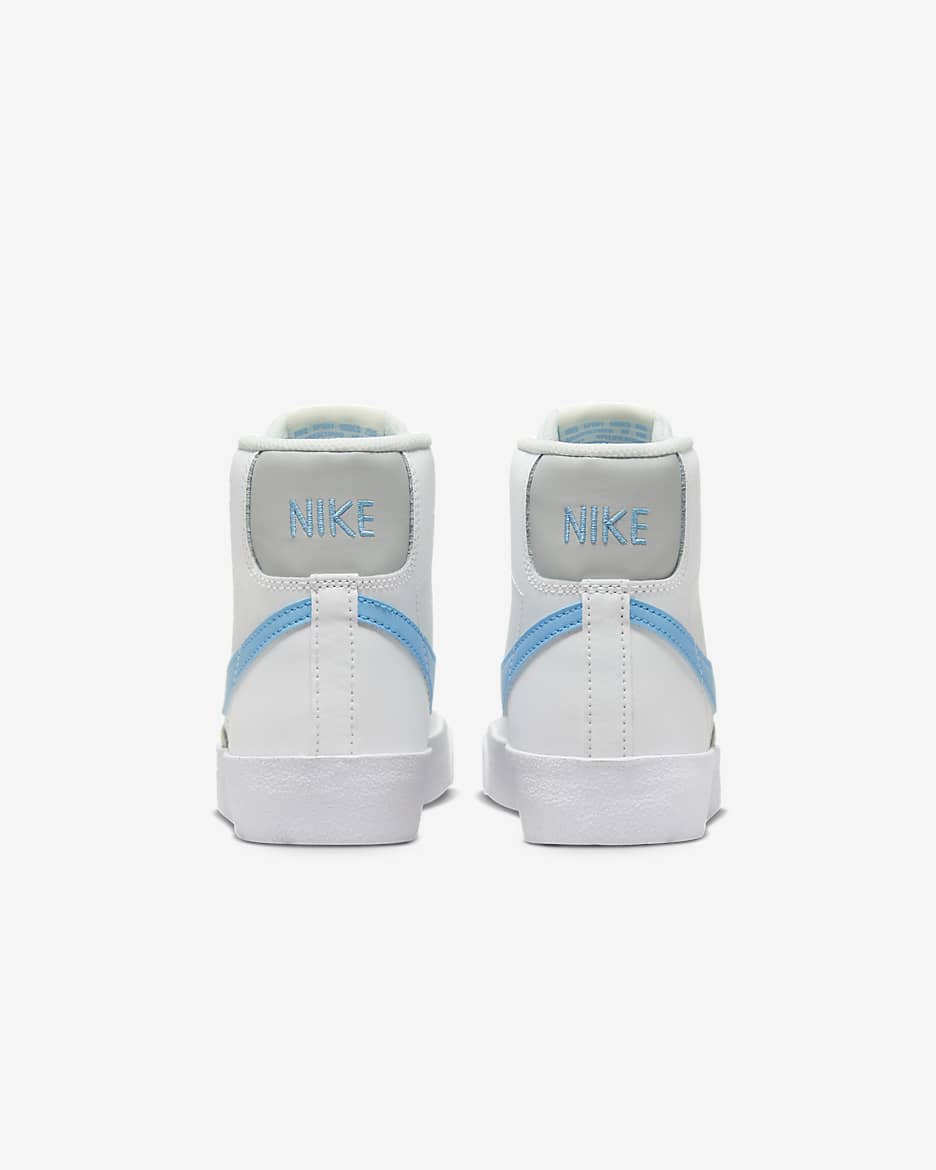 Nike Blazer Mid '77 Zapatillas - Niño/a - Summit White/Photon Dust/Blanco/Aquarius Blue