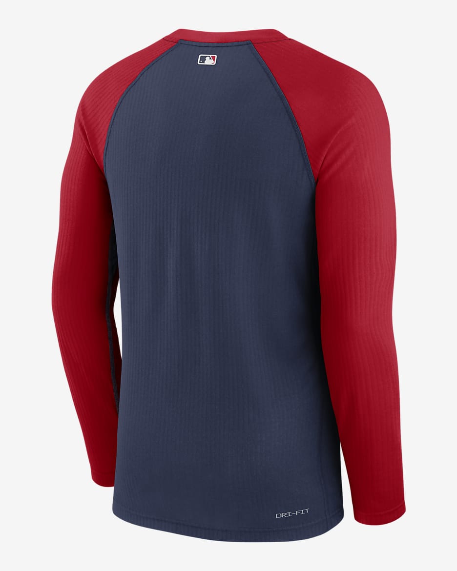 Nike Dri-FIT Game (MLB Boston Red Sox) Men's Long-Sleeve T-Shirt - Navy/Red