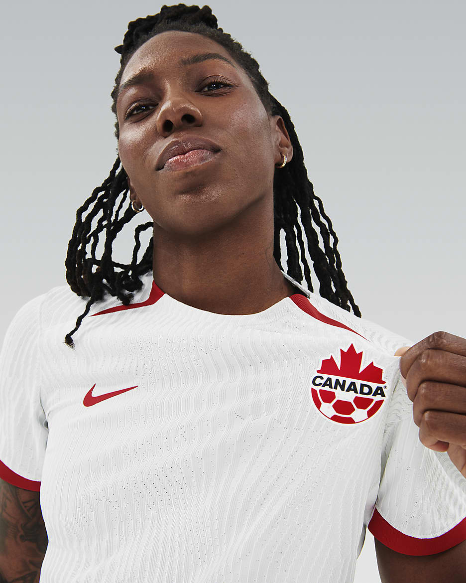 Canada 2023 Stadium Away Women's Nike Dri-FIT Soccer Jersey - University Red