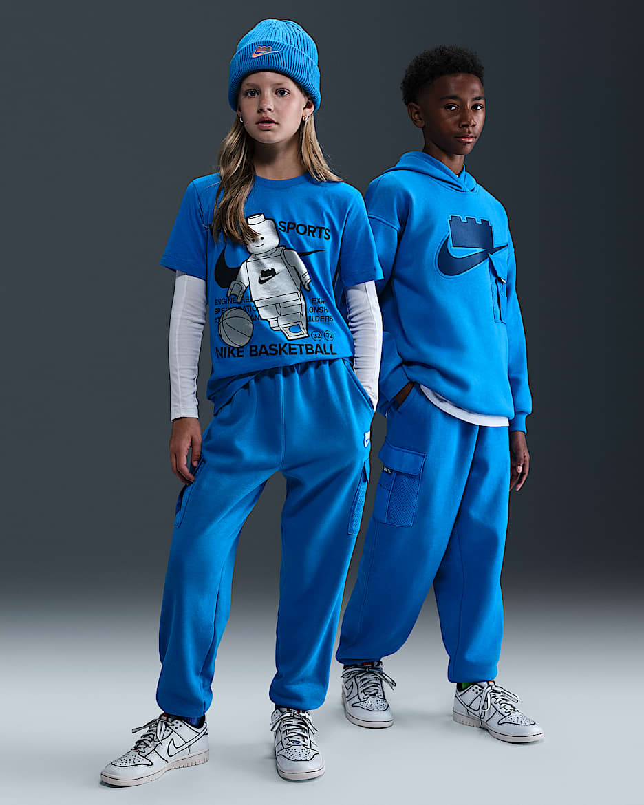 Nike x LEGO® Collection Older Kids' Cargo Trousers - Cobalt Blaze/Cobalt Blaze