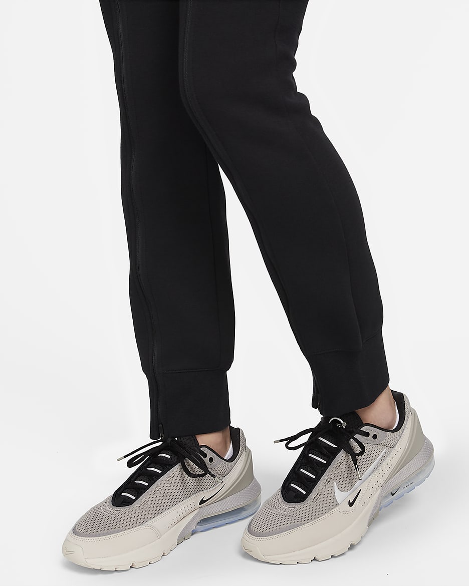 Nike Sportswear Tech Fleece Women's High-Waisted Slim Zip Pants - Black/Black