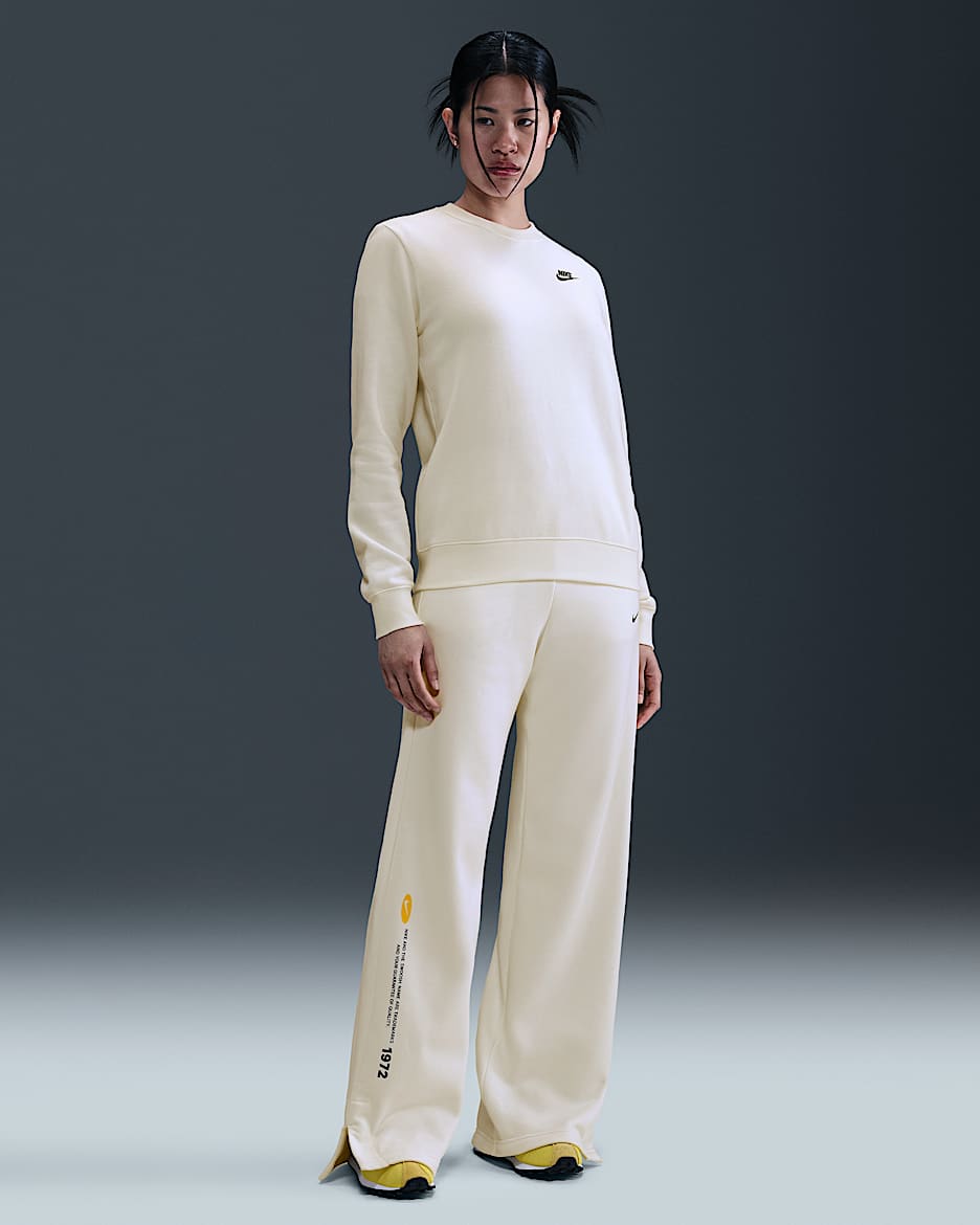 Pantalon ample Nike Sportswear pour Femme - Sail/Noir