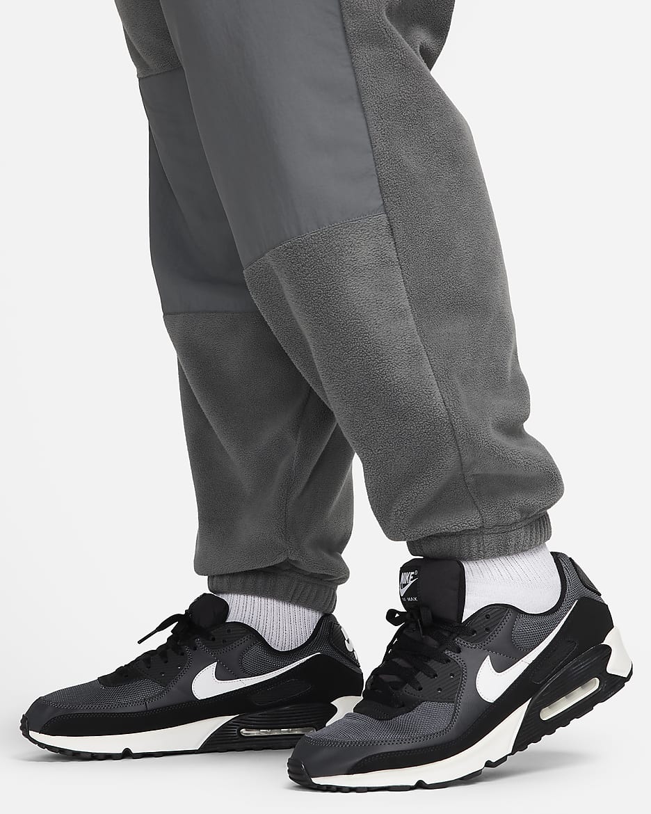 Pants de tejido Polar Fleece para hombre Nike Club Fleece - Gris hierro/Negro