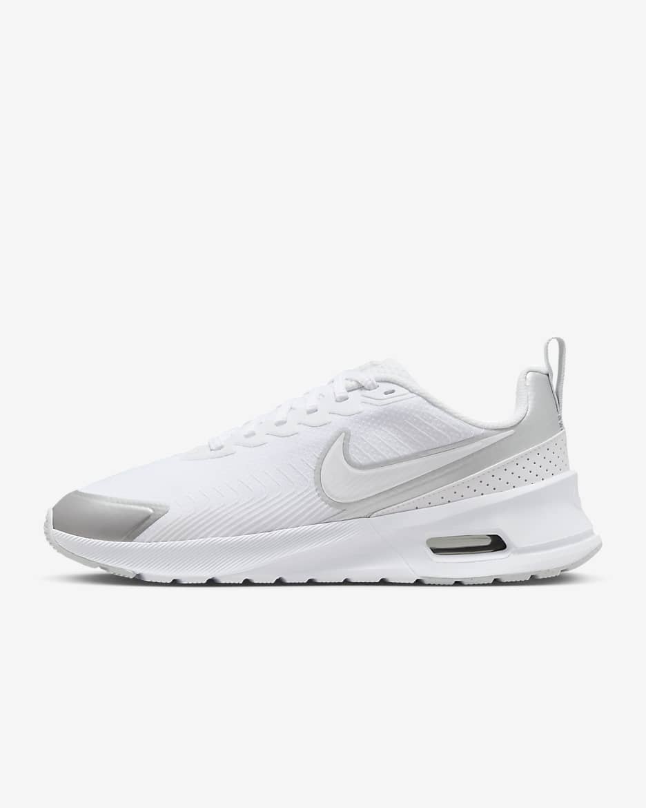 Nike Air Max Nuaxis damesschoenen - Wit/Pure Platinum/Metallic Silver/Wit