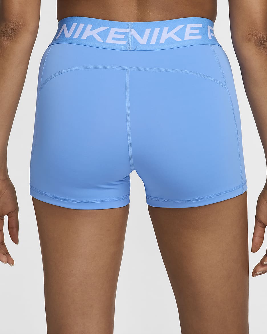 Nike Pro Women's 8cm (approx.) Shorts - University Blue/White