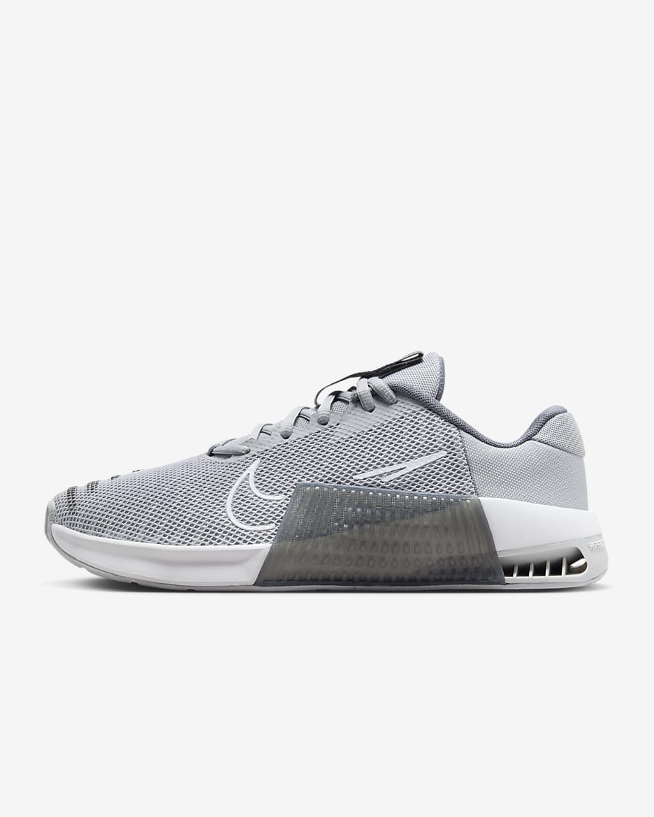 Tenis de entrenamiento para hombre Nike Metcon 9 - Gris humo claro/Polvo fotón/Blanco/Blanco