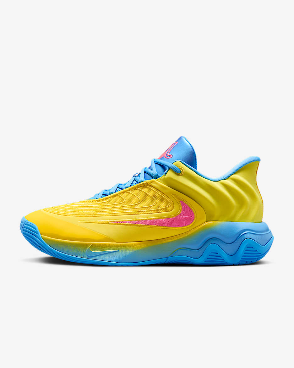 รองเท้าบาสเก็ตบอล Giannis Immortality 4 EP - Lightning/University Blue/Barely Volt/Hyper Pink