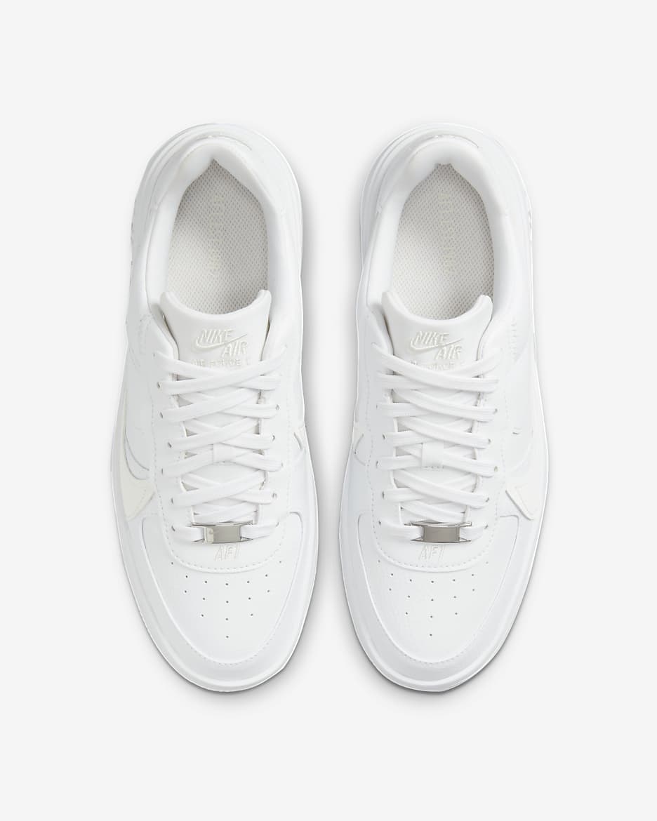 Nike Air Force 1 PLT.AF.ORM 女鞋 - 白色/白色/白色/Summit White