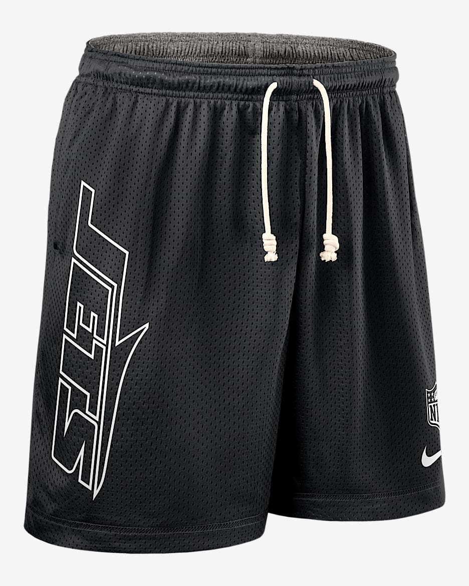 New York Jets Sideline Reversible Men’s Nike Dri-FIT NFL Shorts - Black