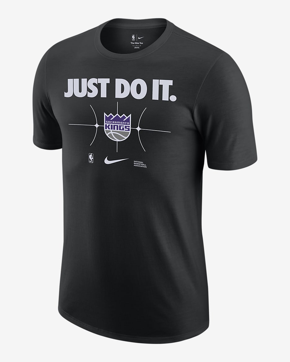 Playera Nike de la NBA para hombre Sacramento Kings Essential - Negro