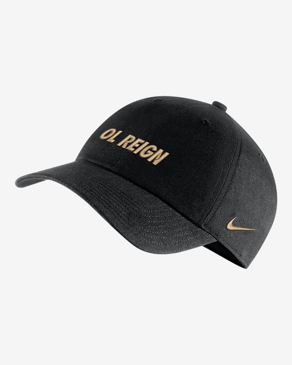 Gorra de fútbol Nike OL Reign Heritage86 - Negro