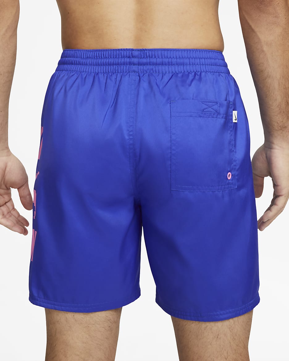 Shorts de vóleibol de 18 cm para hombre Nike - Azul carrera