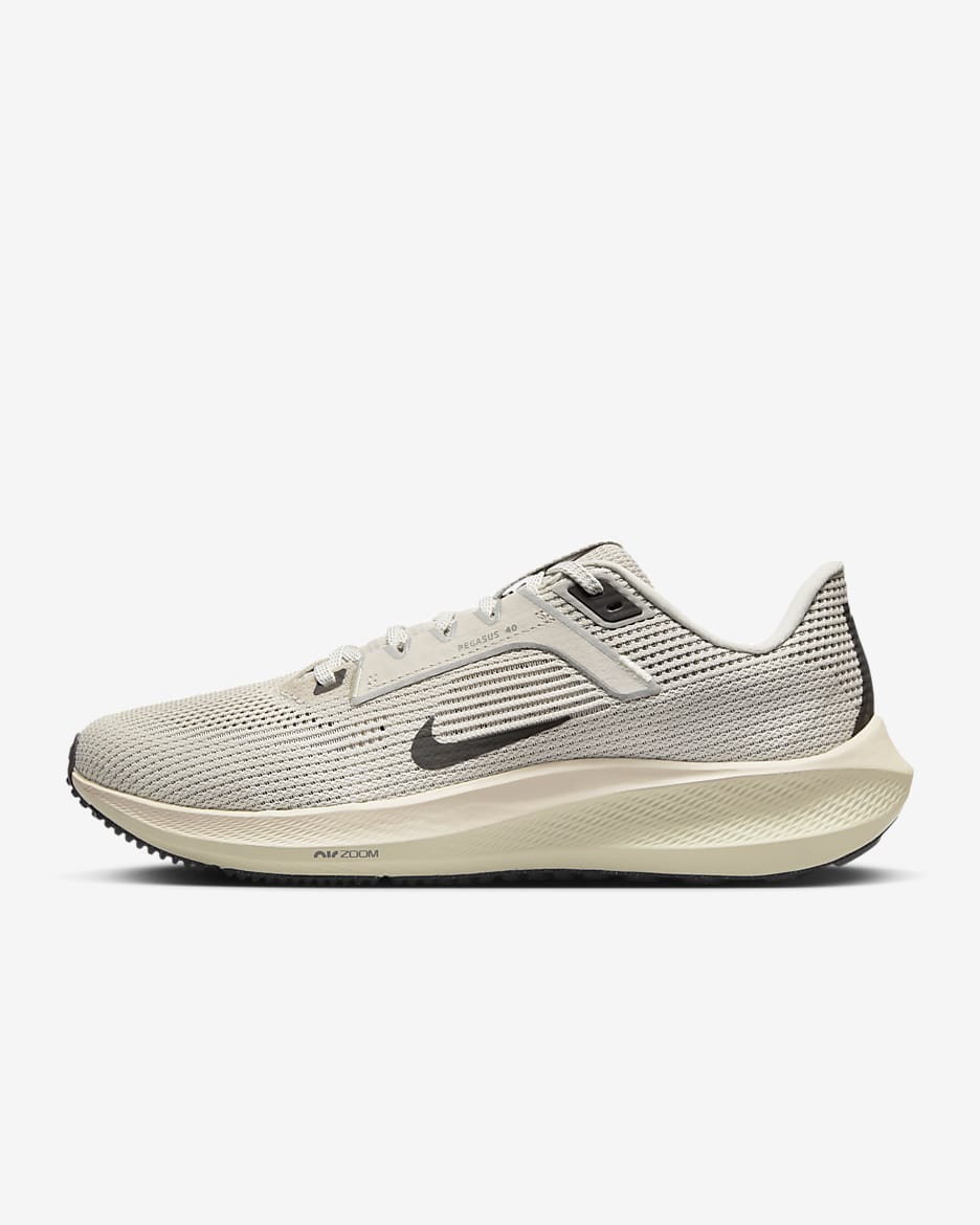 Nike Pegasus 40 Premium Women's Road Running Shoes - Light Orewood Brown/Light Bone/Coconut Milk/Baroque Brown