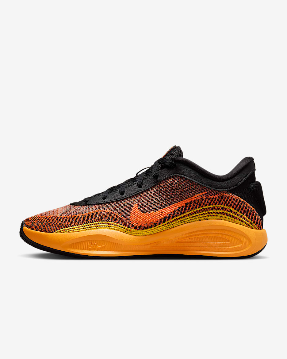 G.T. Hustle Academy EP Basketball Shoes - Black/Laser Orange/Total Orange