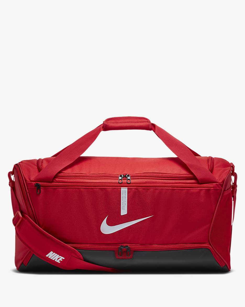 Borsone medio da calcio Nike Academy Team (60 L) - University Red/Nero/Bianco