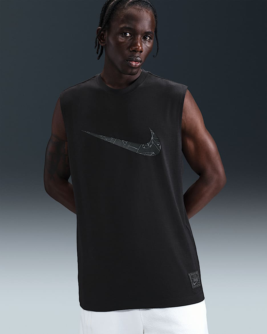 Giannis Men's Dri-FIT Basketball Top - Black/Anthracite